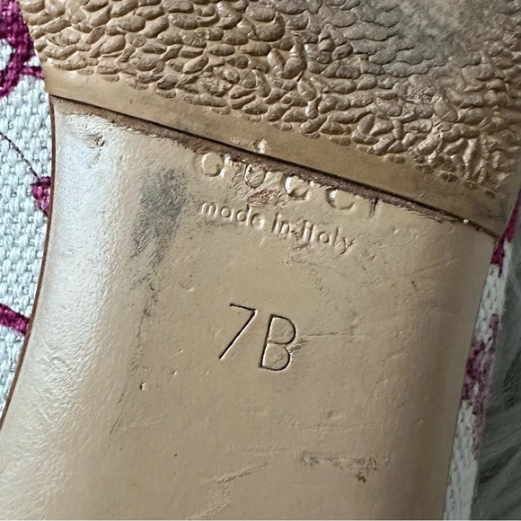 GUCCI Hasler Horsebit Accent Floral Ballet Flats Size 7 - Picture 13 of 13